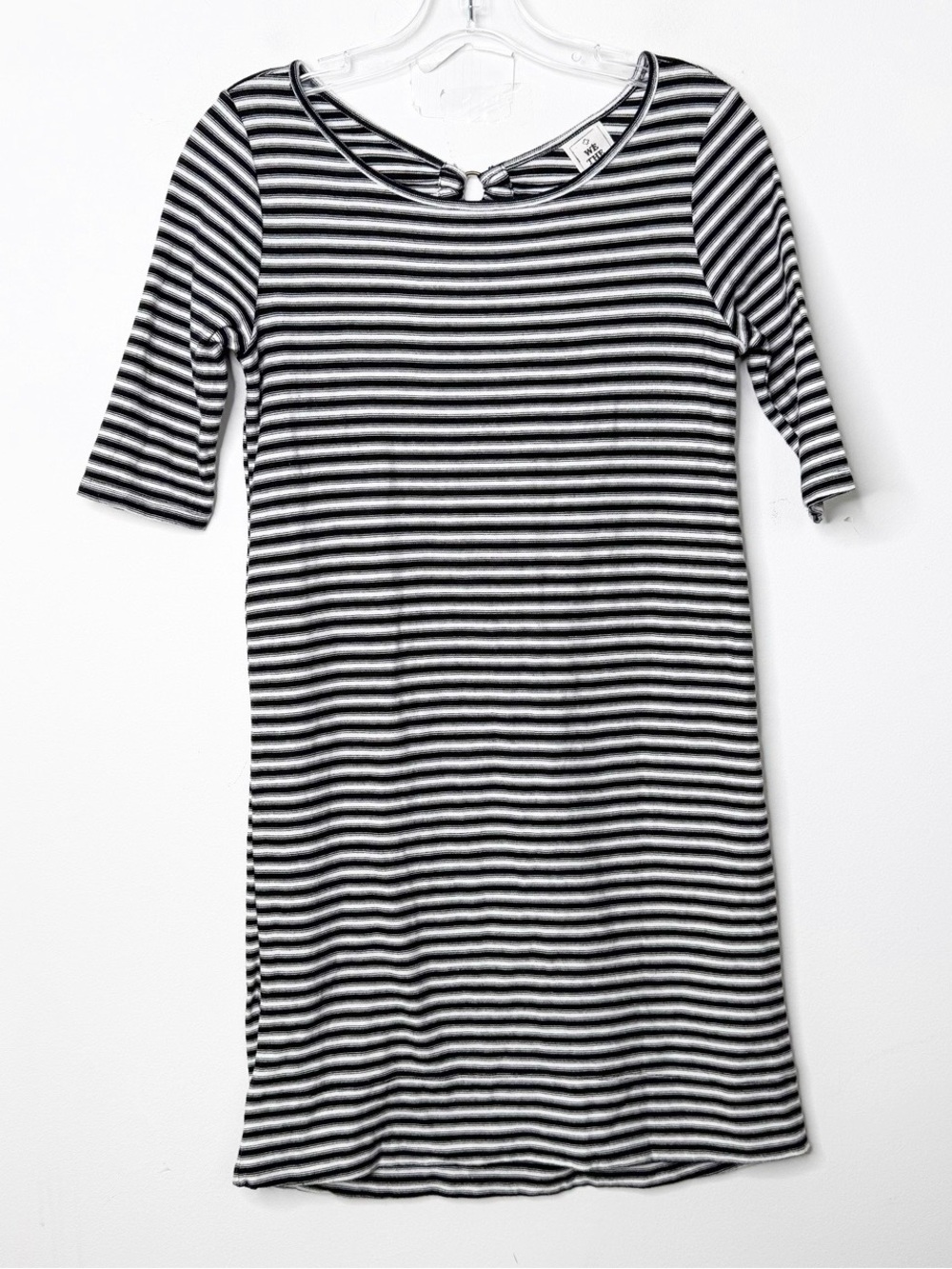 WE THE FREE PEOPLE Black and White Striped Frenchie 3/4 Sleeve Dress XS - Picture 3 of 6